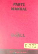 DoAll-Doall C-12, Power Sw, Parts List and Drawings Manual Year (1968)-C-12-01